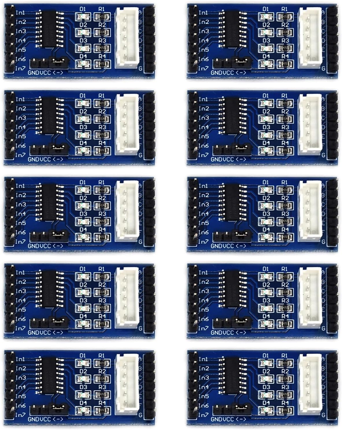 Steppers Motor 28BYJ-48 ULN2003 Driver Board 4 Phase 5 Wire 5V-12V Steppers Motor Reduction Motor Steppers Motor Driver