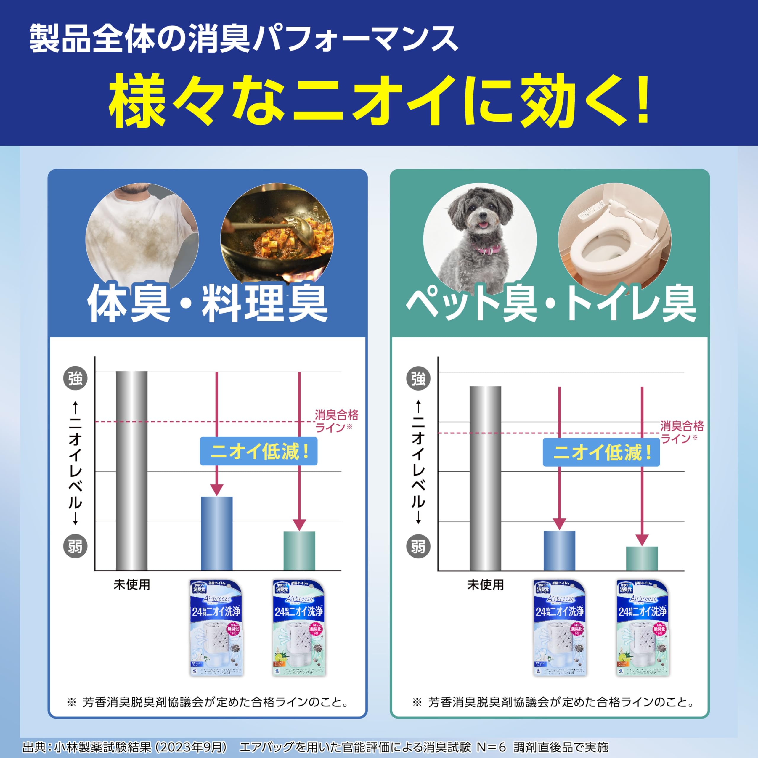 消臭元 Airbreeze ヴァーベナシャワー お部屋・トイレ用 59mL