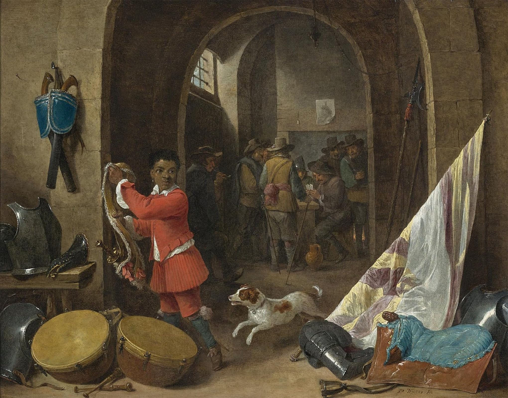 POSTERIIk Famous Print Pop Art Wall Art Graffiti a Guardroom Interior by David Teniers the Younger Art Prints for Home Decor 60x90cm