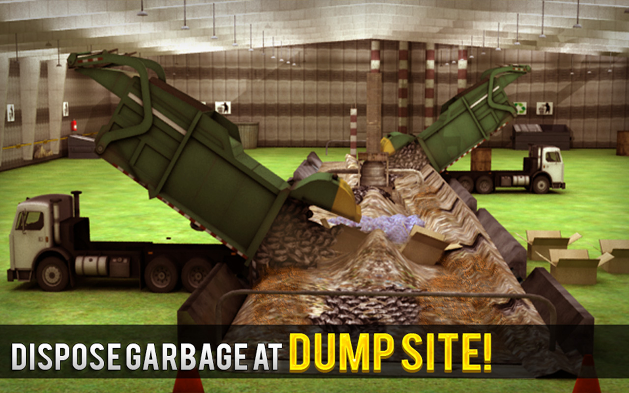 MetroStadt Garbage LKW Fahrsimulator Spiel 2023 Dumper LKW Parkplatz