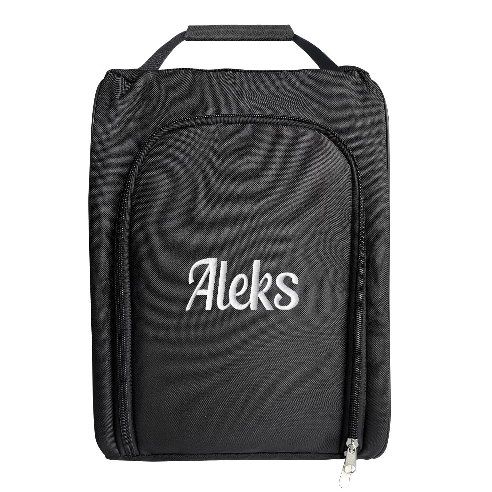 Personalized Golf Shoe Bag - Custom Water-Resistant Cleat Bags for Sports & Travel, Lightweight Shoe Organizer with Zipper & Handle, Durable Shoe