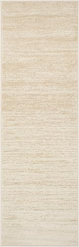 Miniatura 2 de Safavieh - Adirondack - ADR113W - Tapete largo, moderno, diseño degradado, que no desprende pelo, fácil de limpiar, ideal para pasillo, vestíbulo,