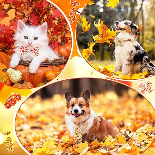 Miniatura 6 de 100 corbatines para perros, corbatín ajustable para perro, corbatín ajustable para gatos, corbatas de aseo para perros pequeños, medianos y grandes,