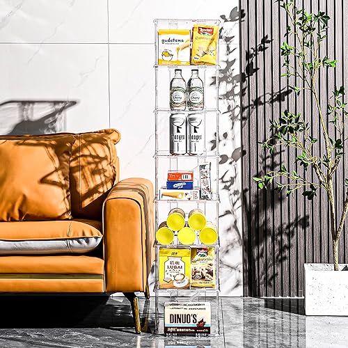 Miniatura 6 de KALYLOC Almacenamiento de zapatos para armario, organizador vertical de zapatos de plástico, estantes pequeños para zapatos de pie para entrada,