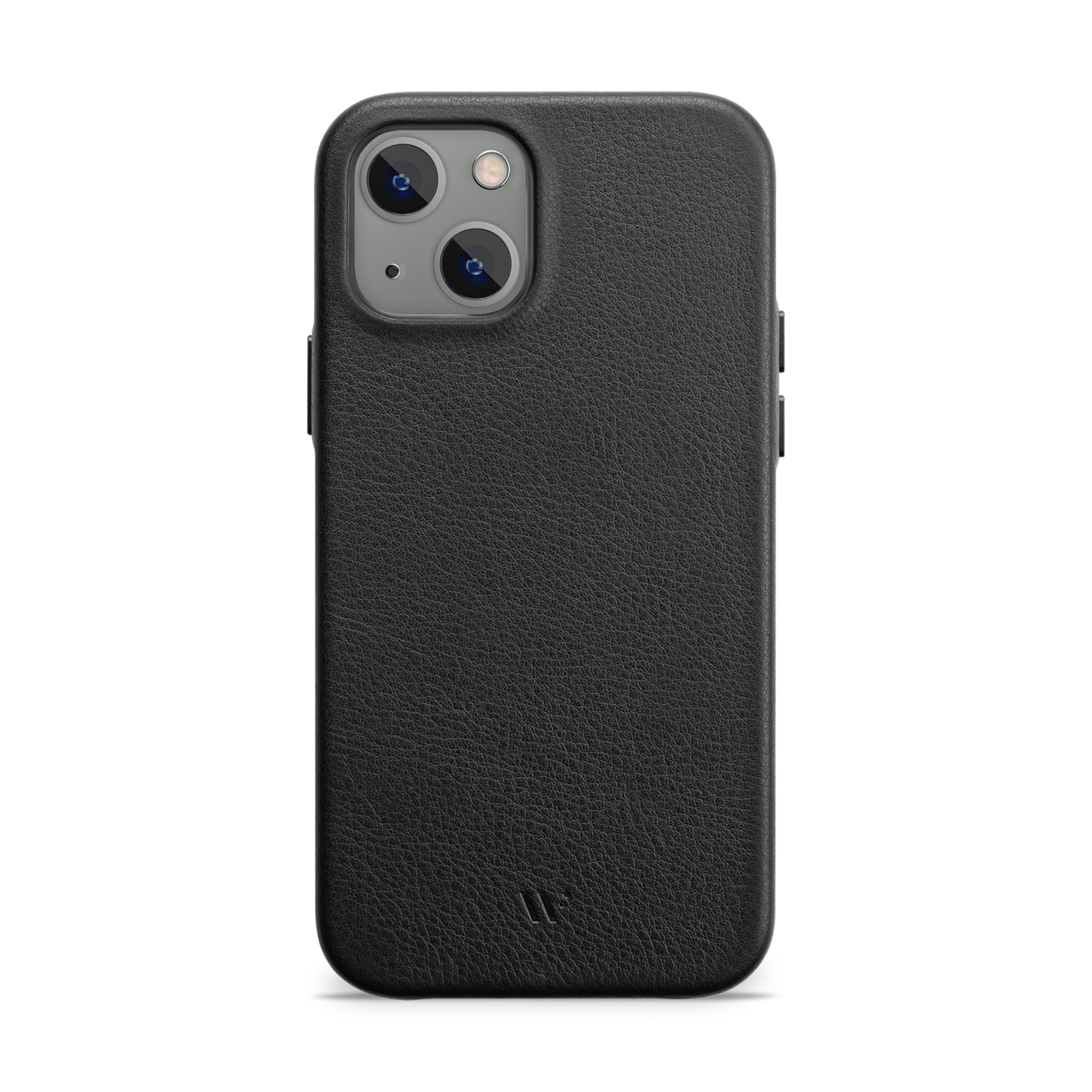 WIIUKA Funda para iPhone 15, piel de Alemania, funda de piel extra fina, funda de teléfono móvil, funda de alta calidad, funda Qi, color negro