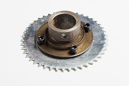 Miniatura 5 de Piñón de rueda de cadena 55T Theeth para 25 # con eje de 1 "eje libre adaptador de trinquete de rueda para Go Kart Scooter MiniBike eBike engranaje