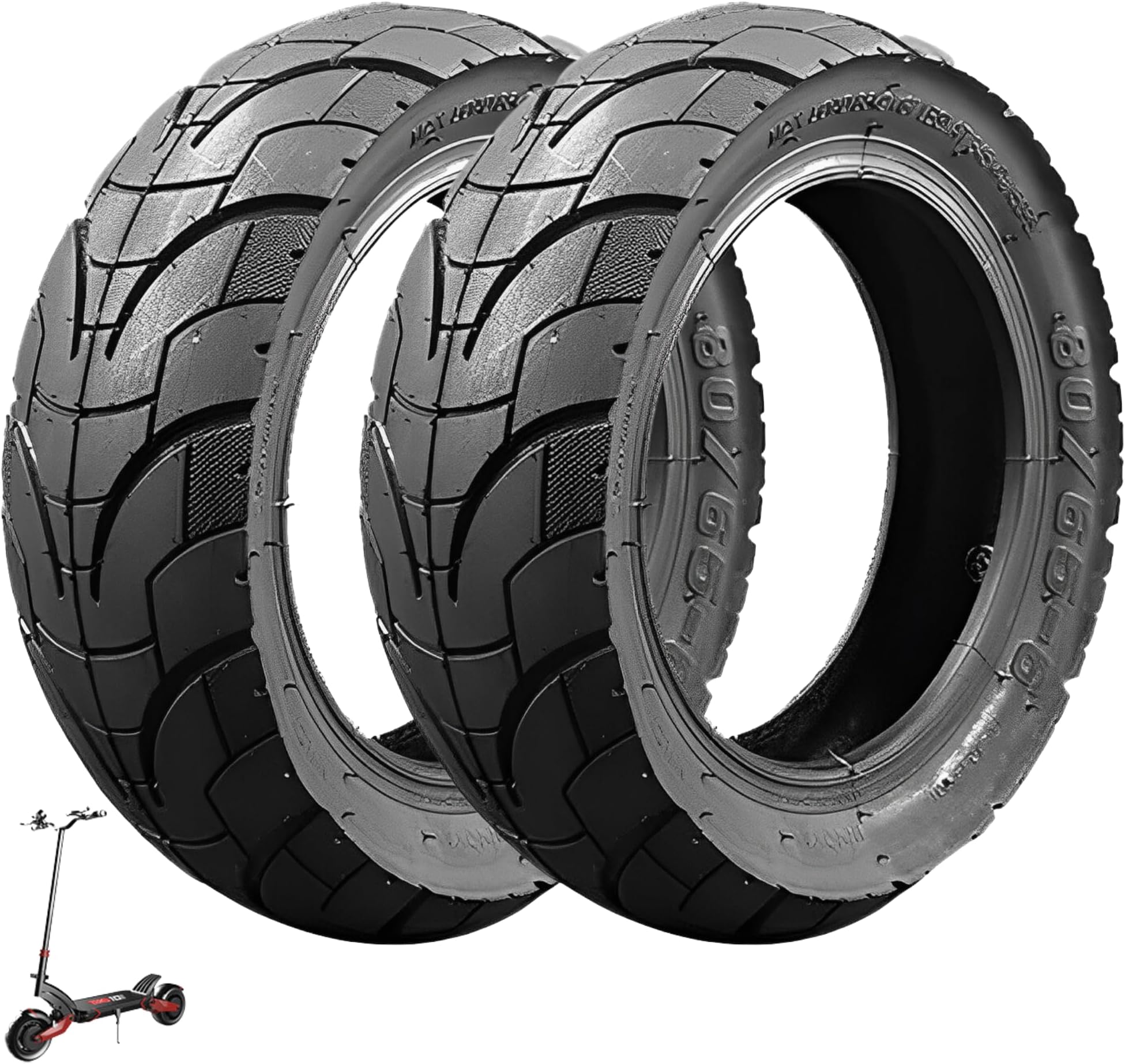 Pneu Solide 10x3 Pour Trottinette électrique - Anti-crevaison (255x80 / 80/65-6)