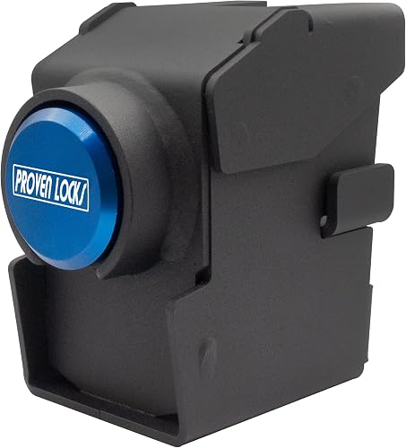 Proven Industries 2516-B2 Trailer Lock - 2-5/16", Adjustable Couplers, Blue