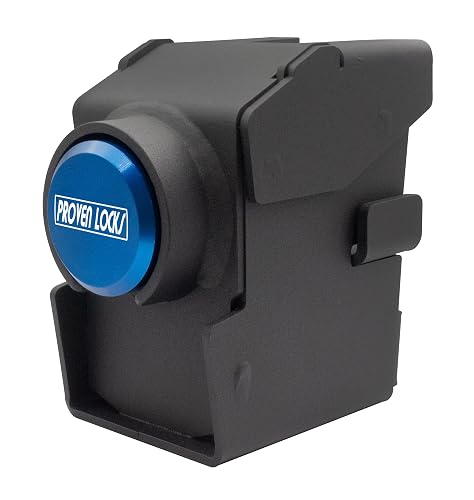 Proven Industries 2516-B2 Trailer Lock - 2-5/16", Adjustable Couplers, Blue