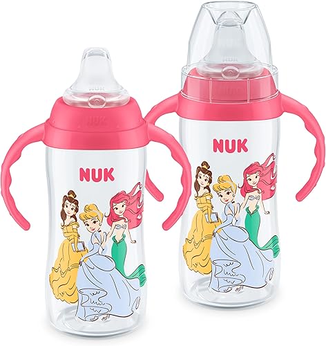 Miniatura 15 de NUK Mickey Mouse - Vaso grande para aprendizaje de 10 onzas, paquete de 2 unidades, sin BPA, a prueba de derrames Mickey Mouse,Disney