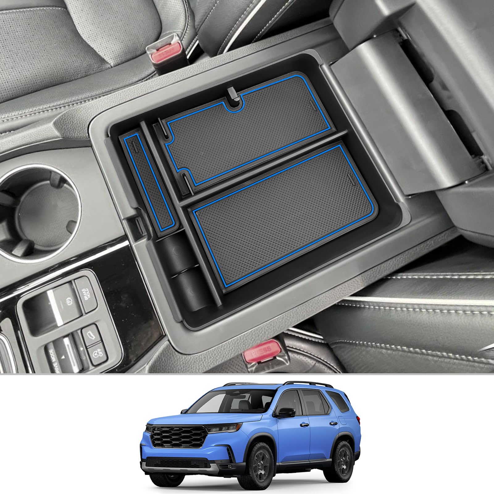 CDEFG 2023 2024 2025 Pilot Center Console Organizer Tray