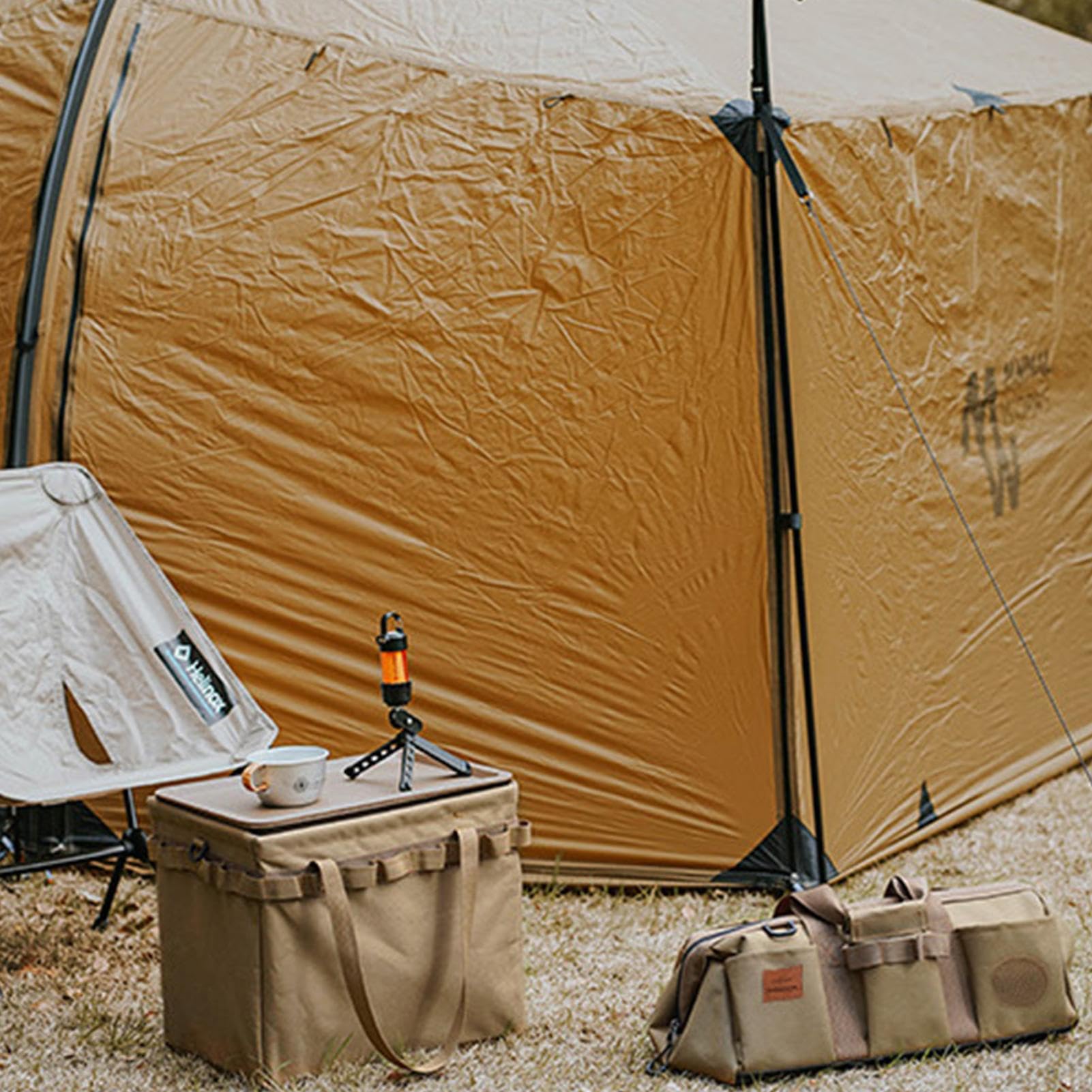Sac À Sardines De Tente pour Camping Boîte À Piquets De Tente avec Plateau