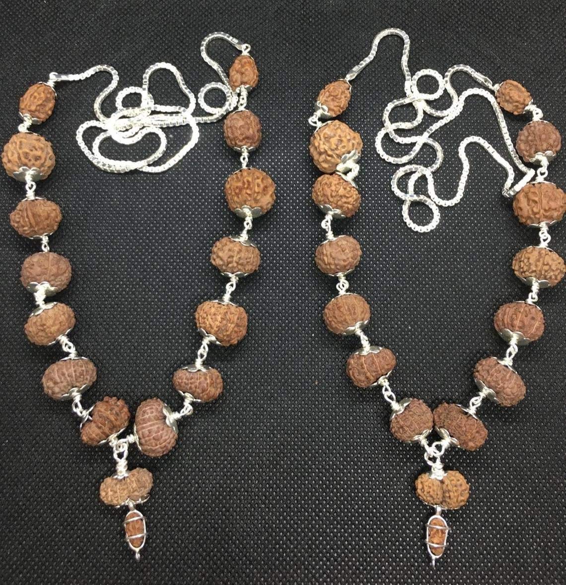 Amazon.co.jp: Siddha Mala ルドラクシャ シルバー (1-14 ムキ