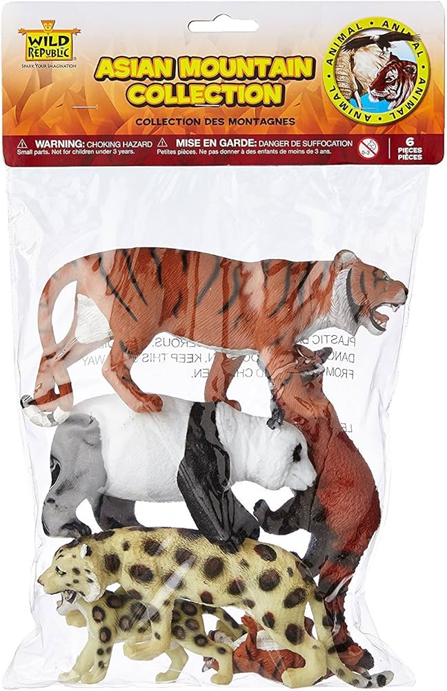 Amazon.com: Wild Republic Asian Mountain Polybag, Kids Gifts