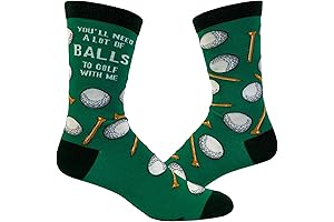Crazy Dog T-Shirts: Get More Balls! Golf Time Dad Socks