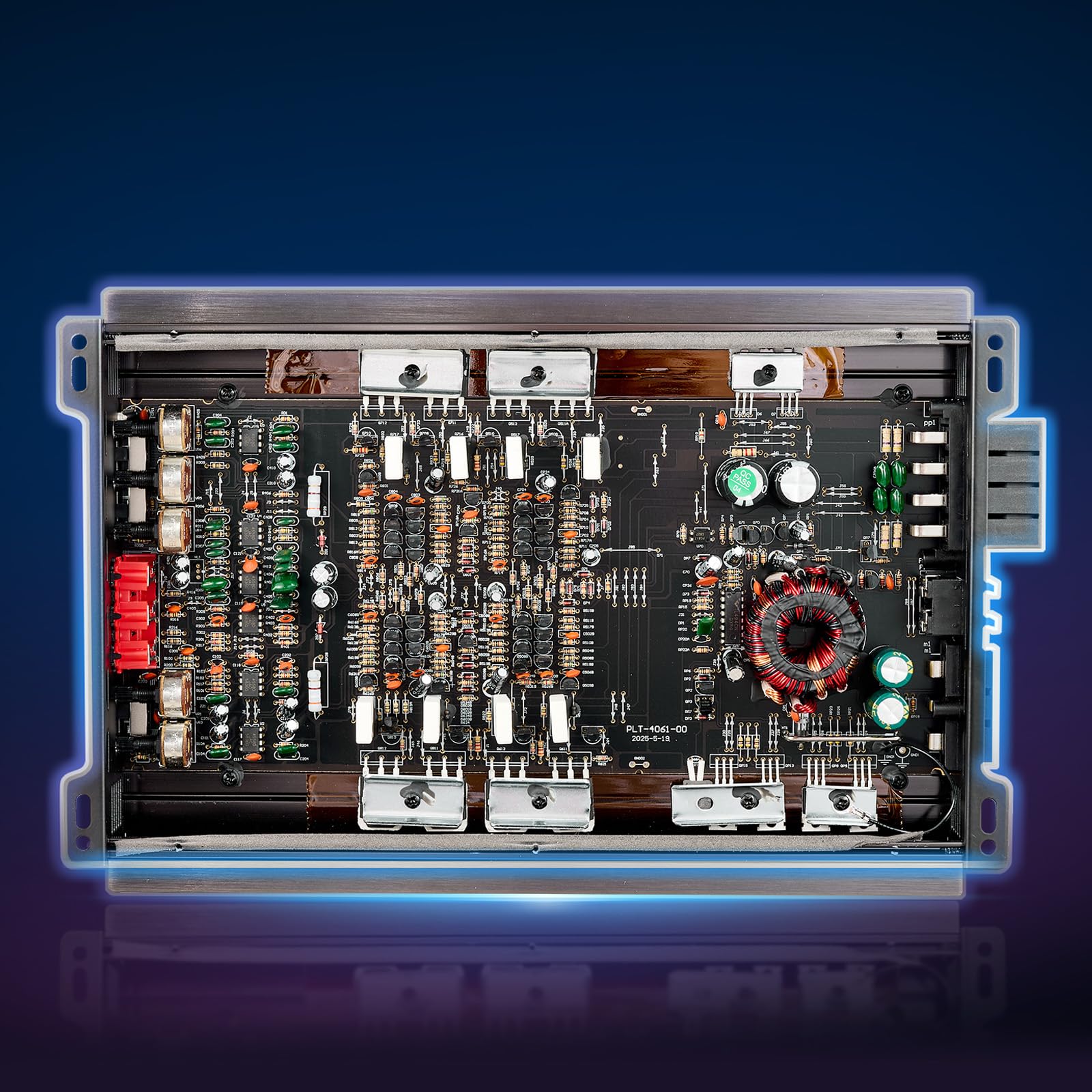 VEVOR Amplificador para Automóvil 4 Canales Clase AB Máximo 4 x 200W a 4 ohmios y 4 x 400W a 2 ohmios, Amplificador Estéreo de Audio para Coche Puenteable para Sedán SUV Vehículo Todoterreno Camioneta