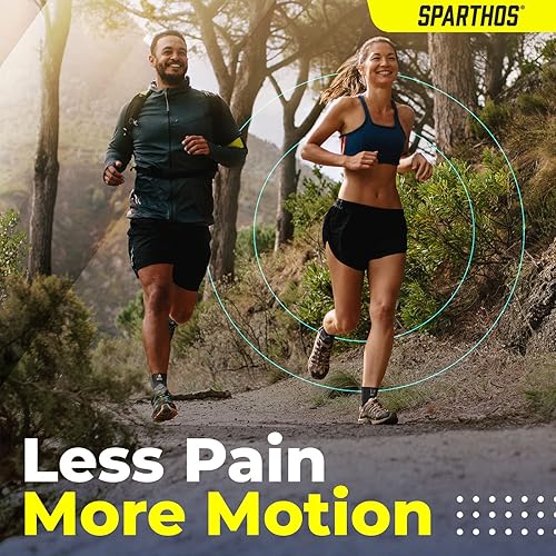 Miniatura 10 de Sparthos - Medias de compresión para tobillo - Alivio inmediato del dolor - Calcetines de para fascitis plantar con soporte de arco - para hombres y