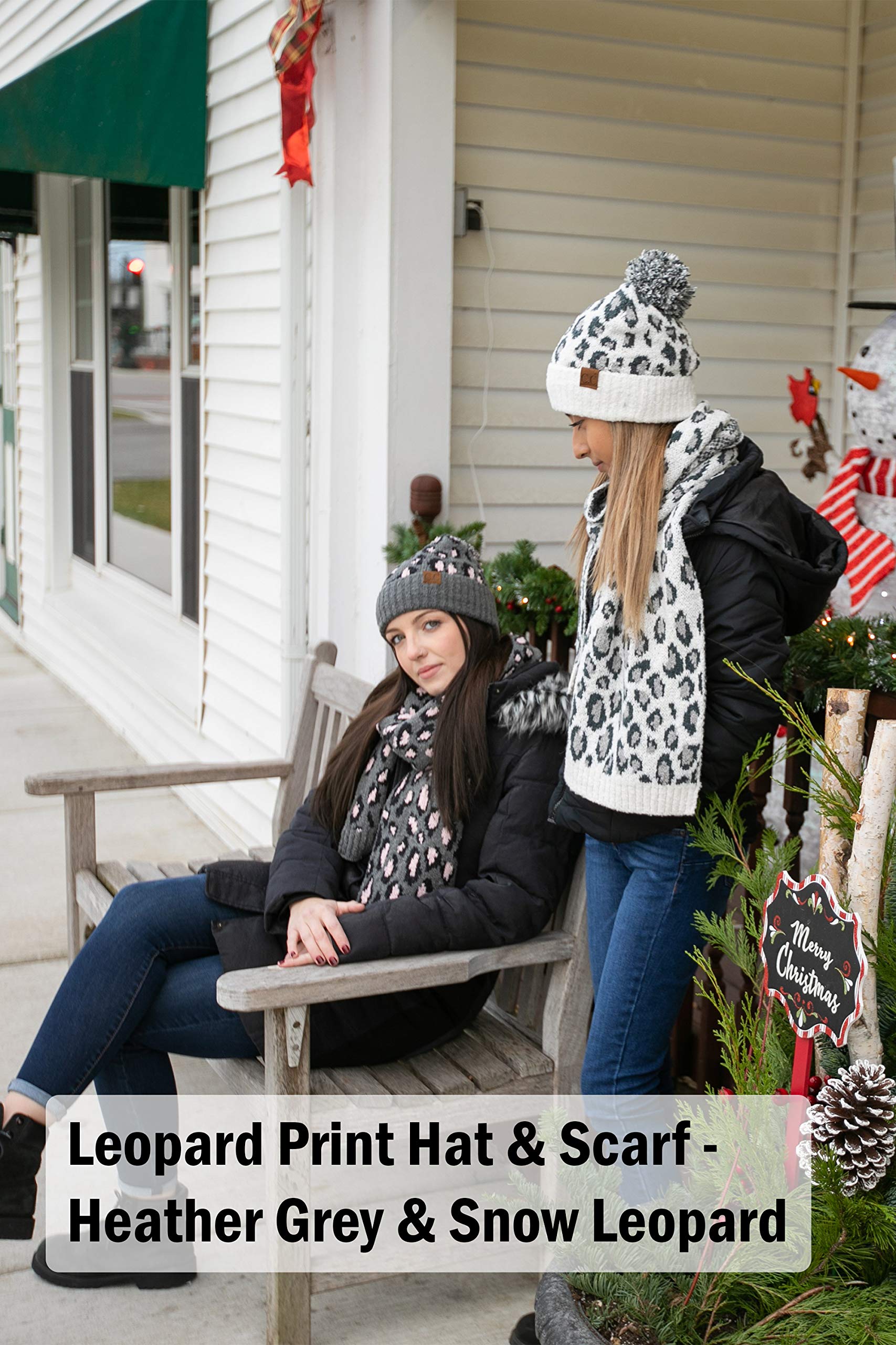 Ensemble Bonnet Et Gants D'hiver Pour Femme Funky Junque - Bonnet à Pompon Et Gants Texting - Couleur Anthracite - Taille Unique