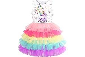 5T Ruffle Birthday Girl Dress