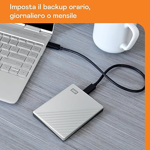 Miniatura 4 de WD - Disco duro externo portátil My Passport Ultra Silver de 2 TB, USB-C, WDBC3C0020BSL-WESN (renovado)