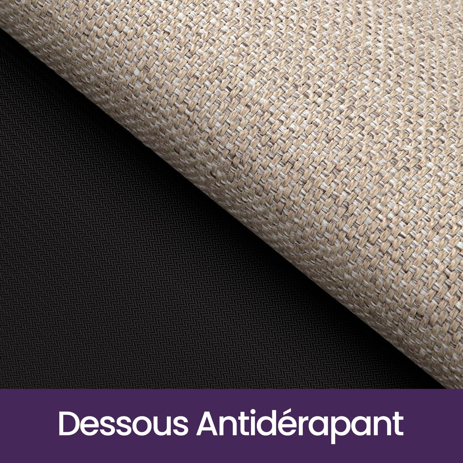 DEXI Tapis Entree Interieur 80 x 120 cm, Paillasson Antidérapant et Résistant, Absorbant et Lavable, Paillassons Anti-saleté pour Entrée, Porte et Couloir, Beige