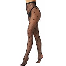 EVERSWE High Waist Fishnet Tights, Thigh High Suspender Stockings