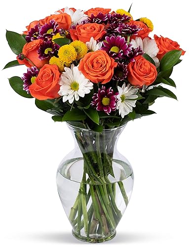 Ramo de flores Life is Good de Benchmark Bouquets de color naranja