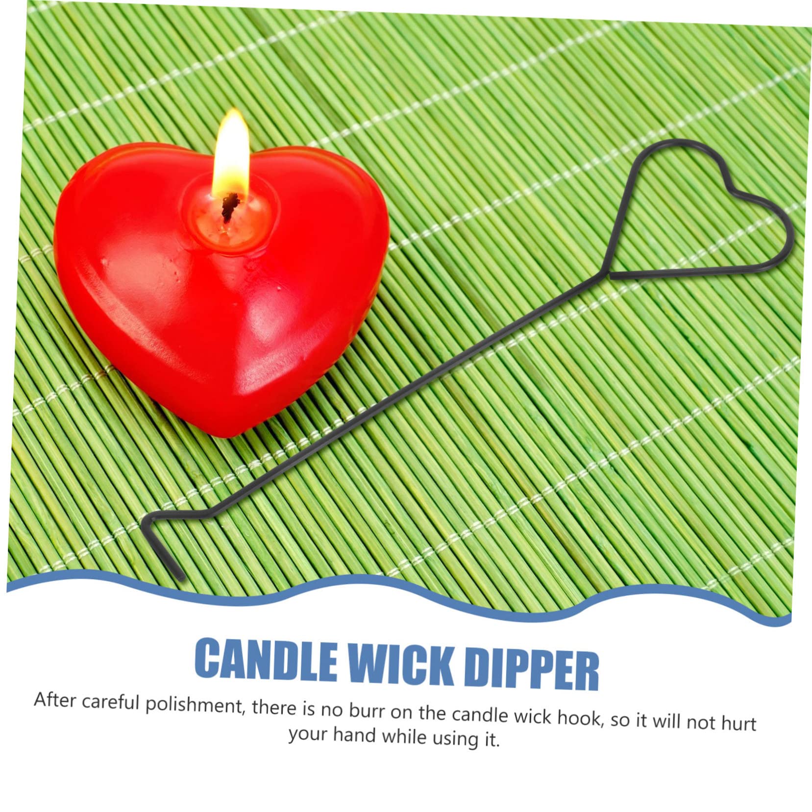 PRETYZOOM 4pcs Boat Clock Candle Accessory Candle Wax Dipper Candle Wick Snuffer Candle Wick Trimmer Wick Flame Snuffer Candle Wick Clipper Hook Candle Wick Dipper Long Handle Iron Clippers