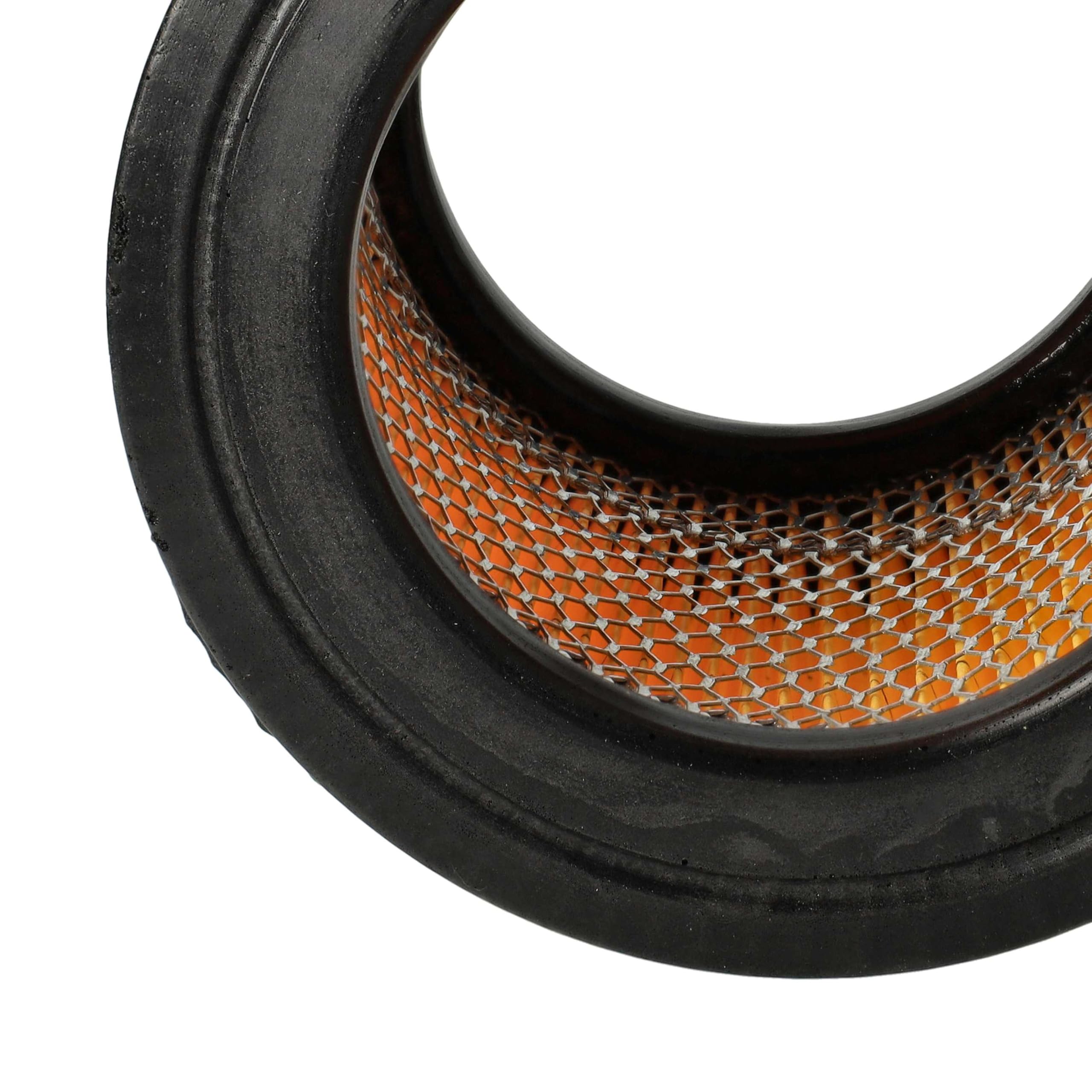 vhbw 2x filtro a pieghe piatte sostituisce Topcraft K704F, K707F, R 693 per aspirapolvere - arancione, lavabile