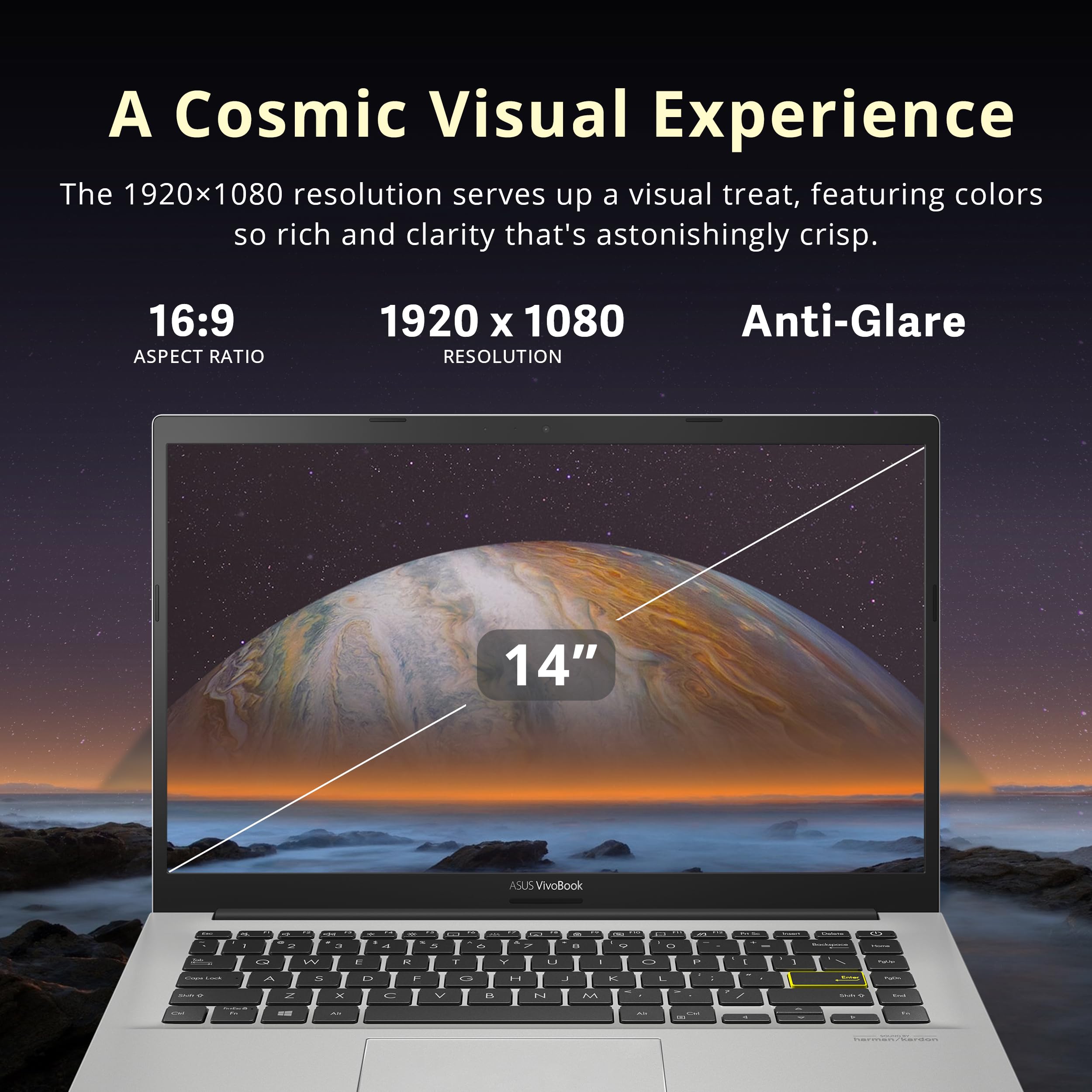 ASUS VivobookノートPC Intel i3-1005G1 14in Amazon.com: ASUS - Vivobook Laptop, 14