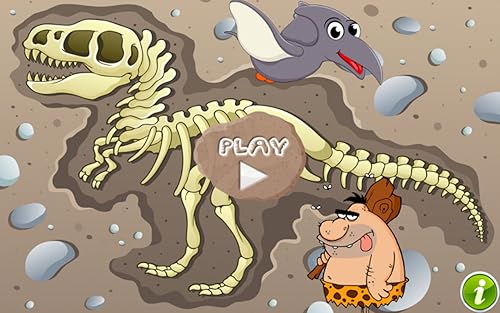 Jogo de dinossauros para crianças : parque pré-histórico ! jogos educativos