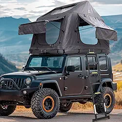 Nice C Barraca inflável de telhado com colchão de ar e escada, barraca de Jeep de caminhão SUV para acampamento, barracas pop-up de fácil configuração com bomba, barracas terrestres à prova d'água à