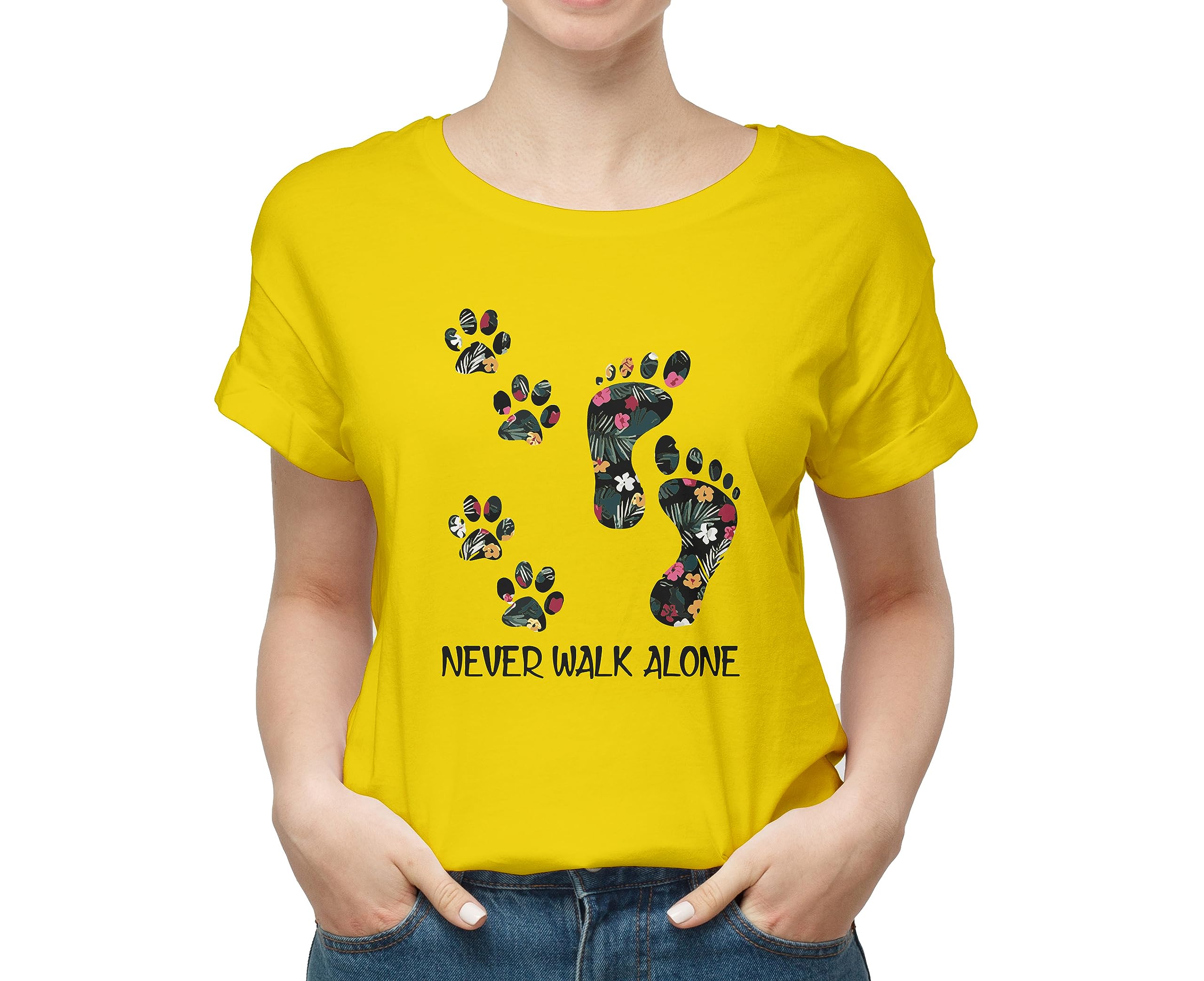 See full amazon price history chart for ZapCap Mart Never Walk Alone 100% Cotton Round Neck Graphic Printed T Shirt for Men Women,Dog lovert Shirt, Dog Pattern t Shirt, Pet Lover t Shirt Yellow ZapCap Mart Never Walk Alone 100% Cotton Round Neck Graphic Printed T Shirt for Men Women,Dog lovert Shirt, Dog Pattern t Shirt, Pet Lover t Shirt Yellow (B0CH8SJNF4) Amazon Price History, Amazon Price Tracker