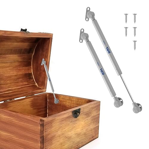 2 Pack Soft Close Toy Box Hinges for Heavy Curved,