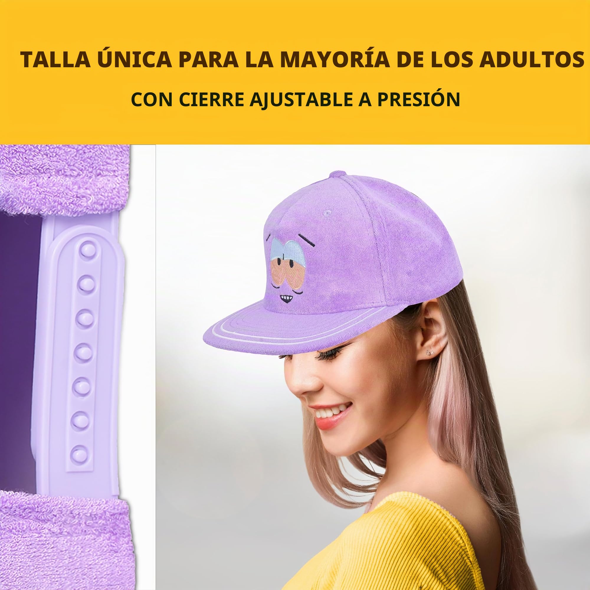 Concept One South Park Cap, Adjustable Snapback Baseball Hat with Flat Brim Gorra de béisbol Unisex Adulto