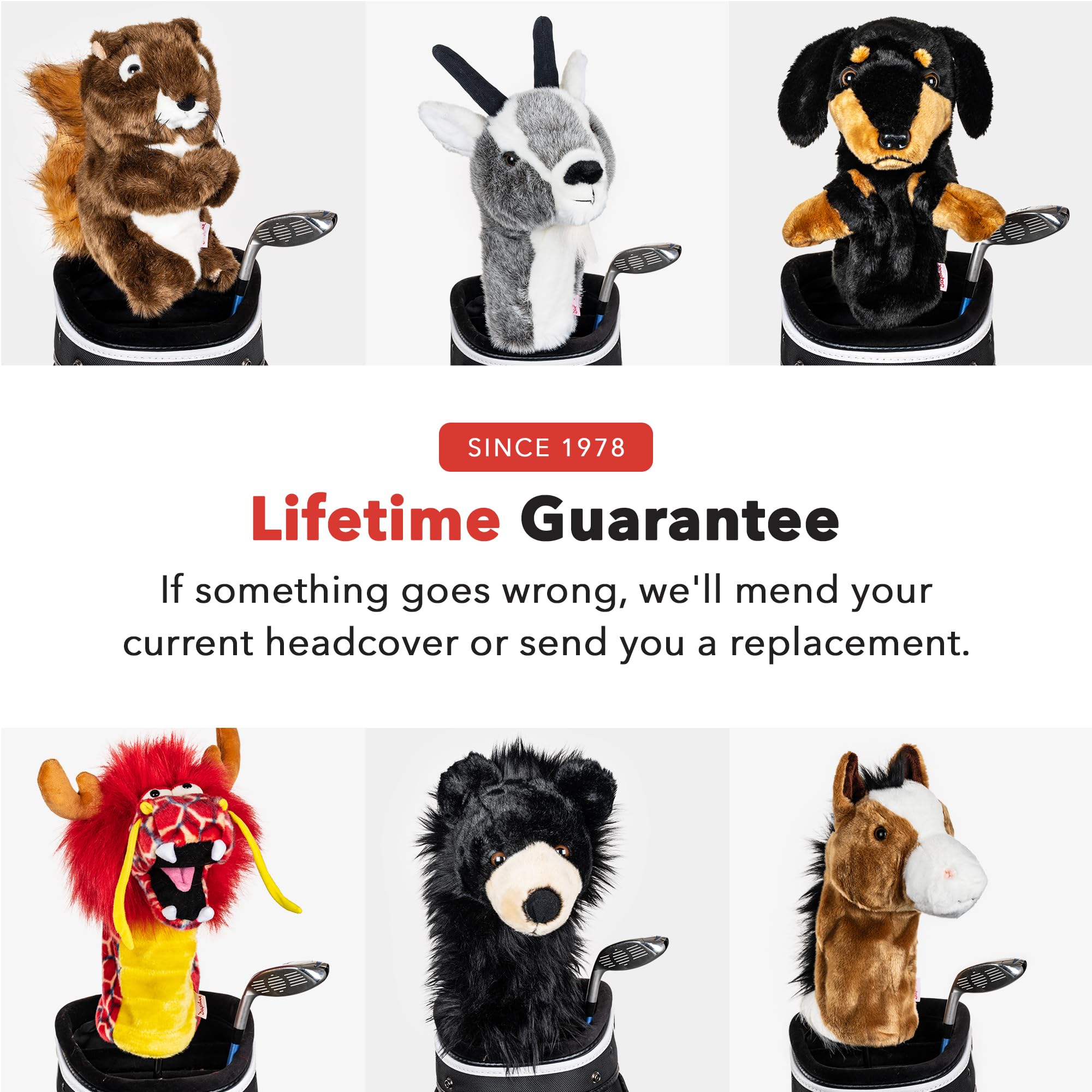 Daphne 's Novelty de cabra funda para Driver de golf