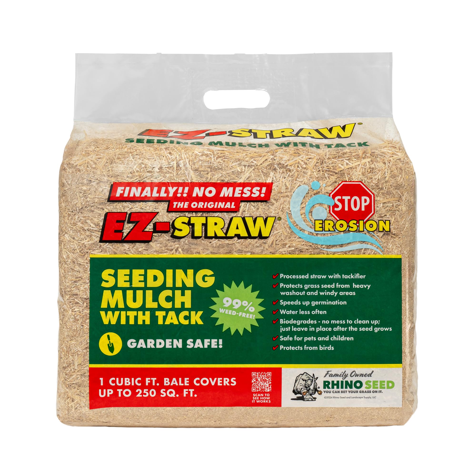 EZ Straw Seeding Mulch with Tack