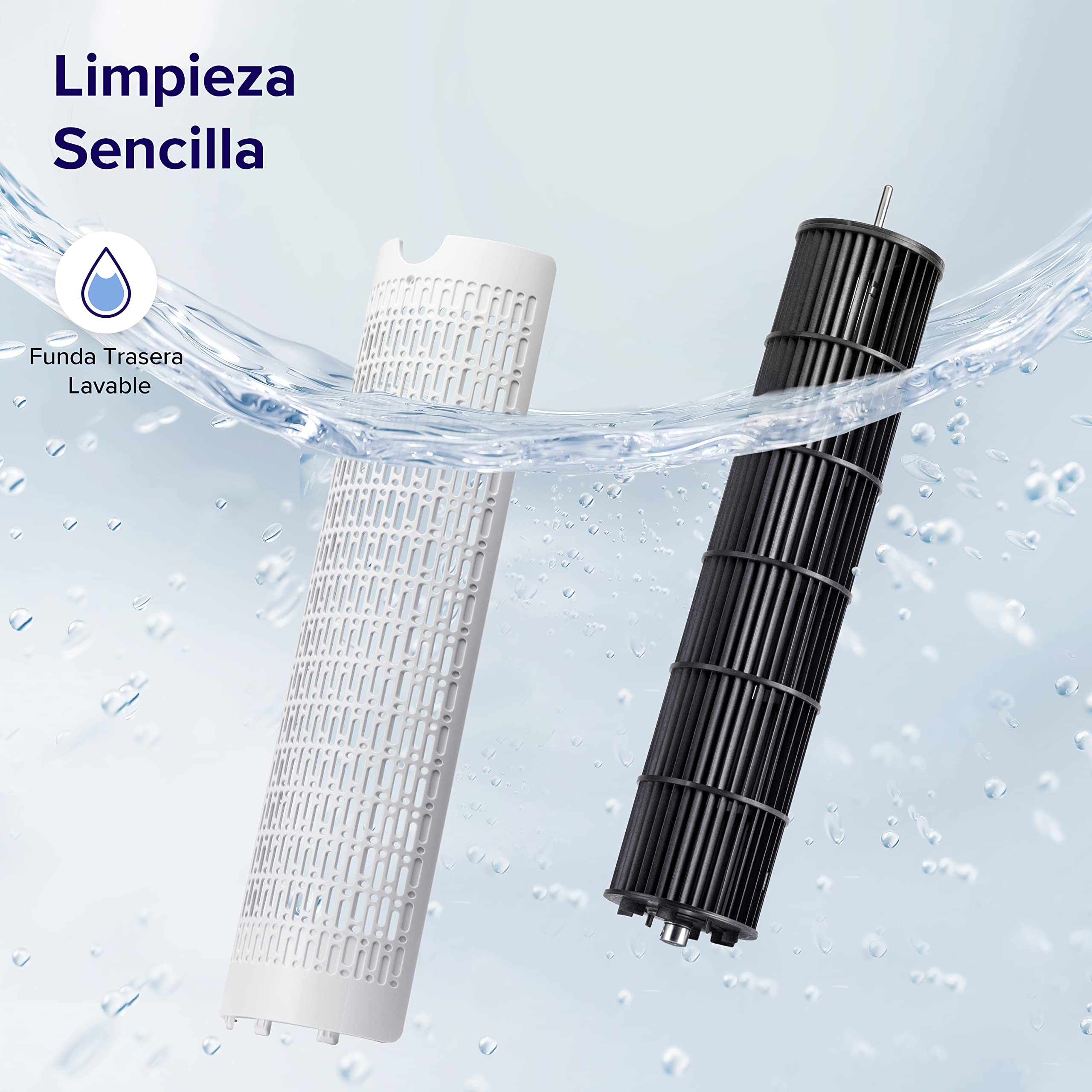 LEVOIT Ventilador de Torre con Mando a Distancia, Ventilador Silencioso 28dB y 39W, Oscilación 90° con 7m/s, 4 Modos 5 Velocidades, Temporizador 12 Horas, Fácil de Montar para Dormitorio