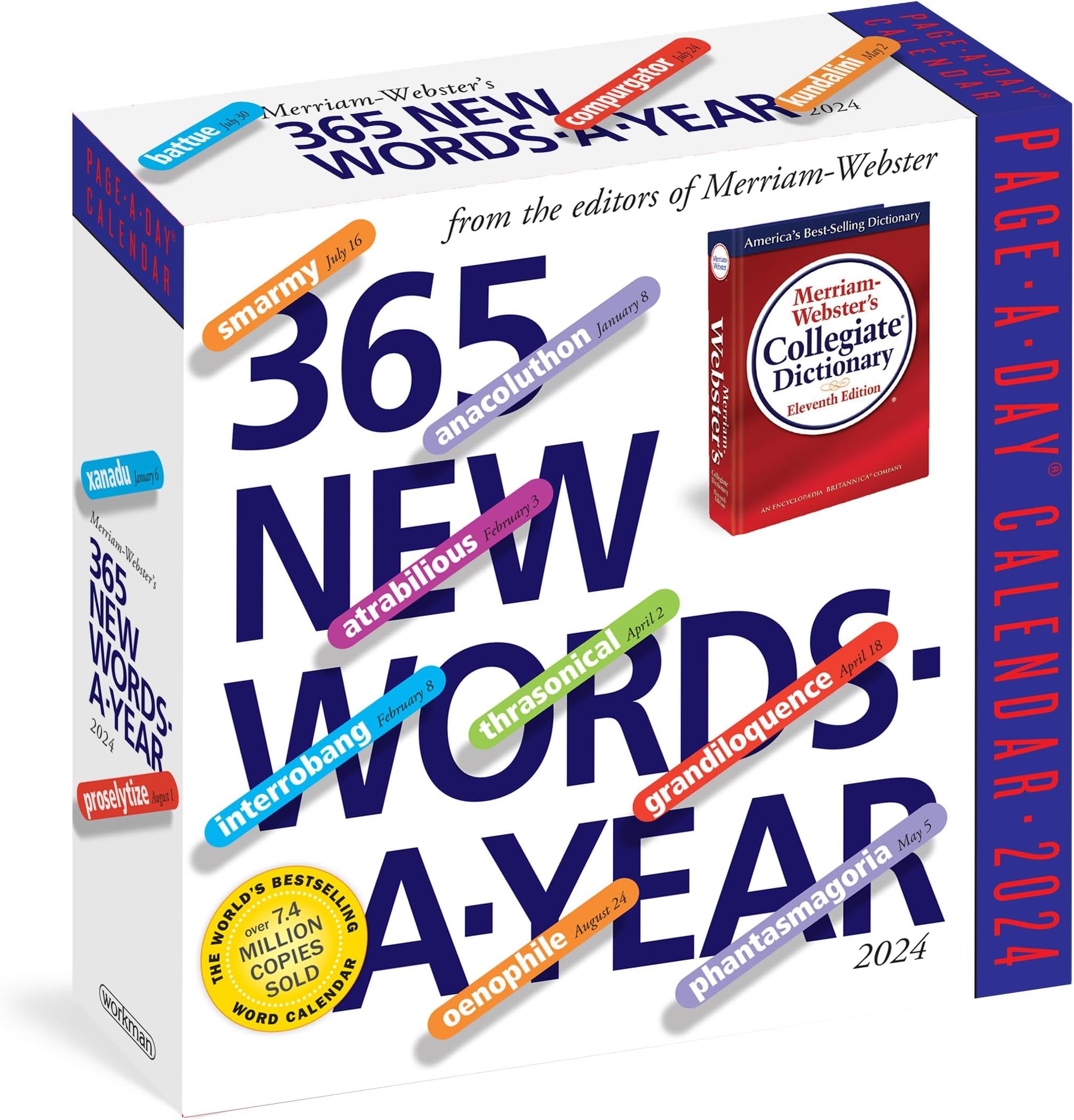 Workman 365 New Words-A-Year Page-A-Day Calendar 2024: From the Editors of Merriam-Webster