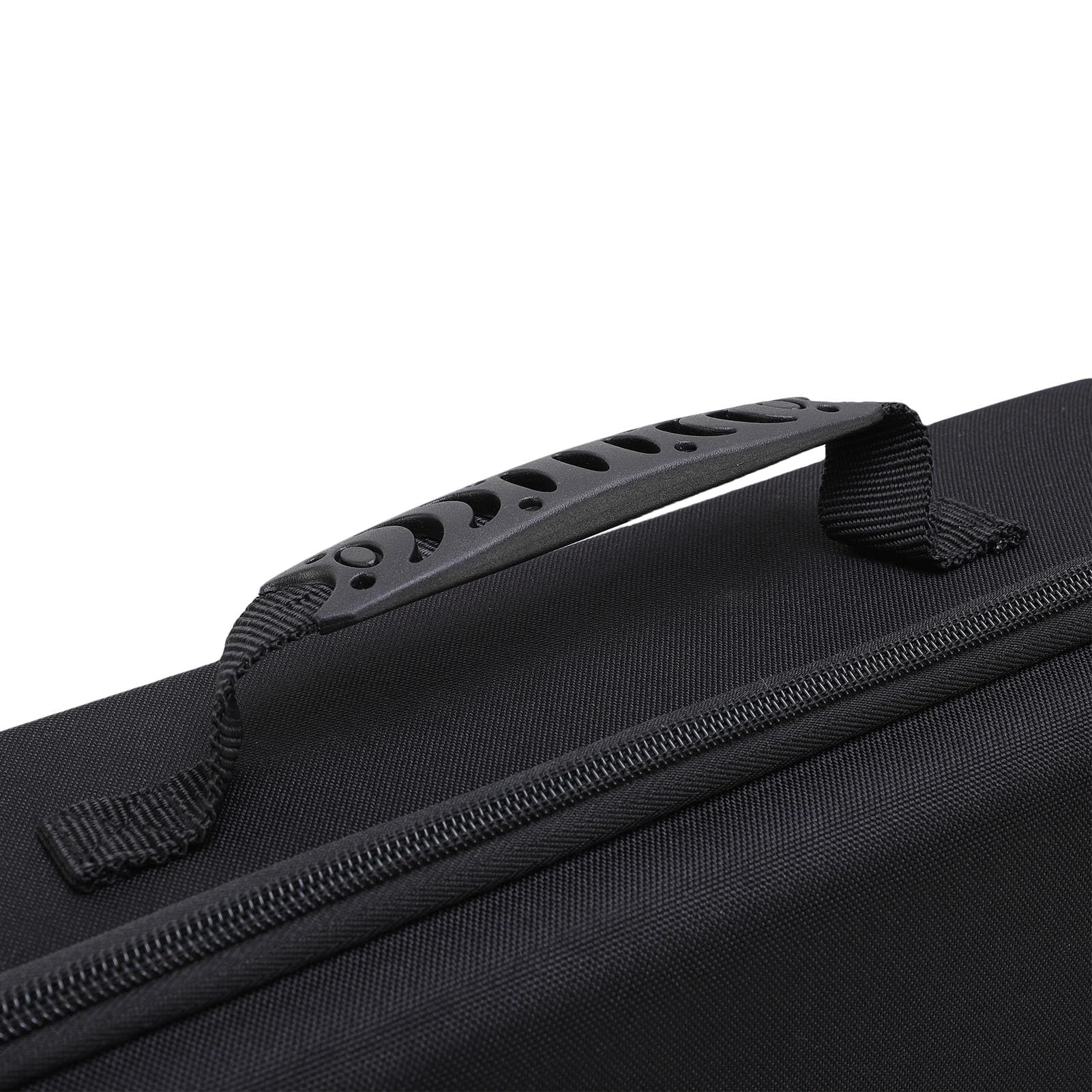 Cryfokt Bolsa de Almacenamiento para Consola de Juegos de Carcasa Dura, Resistente Al Agua, a Prueba de Golpes, con Correa para el Hombro para Accesorios de Controladores Duales, Estuche de (Black)