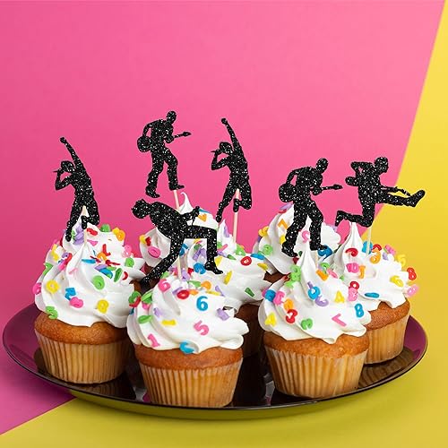 Miniatura 5 de 24 adornos para cupcakes de despedida de soltera con purpurina múltiple para decoración de pasteles, para boda, compromiso, despedida de soltera,