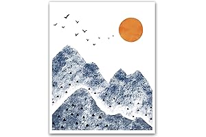 Evocative Sunset Poster: Immerse in Nature's Canvas