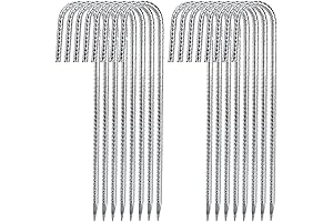 Hacaroa 16 Pack Rebar Hook Stakes: The Ultimate Ground Anchors for Stability