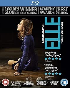Elle [Blu-ray] [2017]: Amazon.co.uk: Isabelle Huppert, Laurent Lafitte