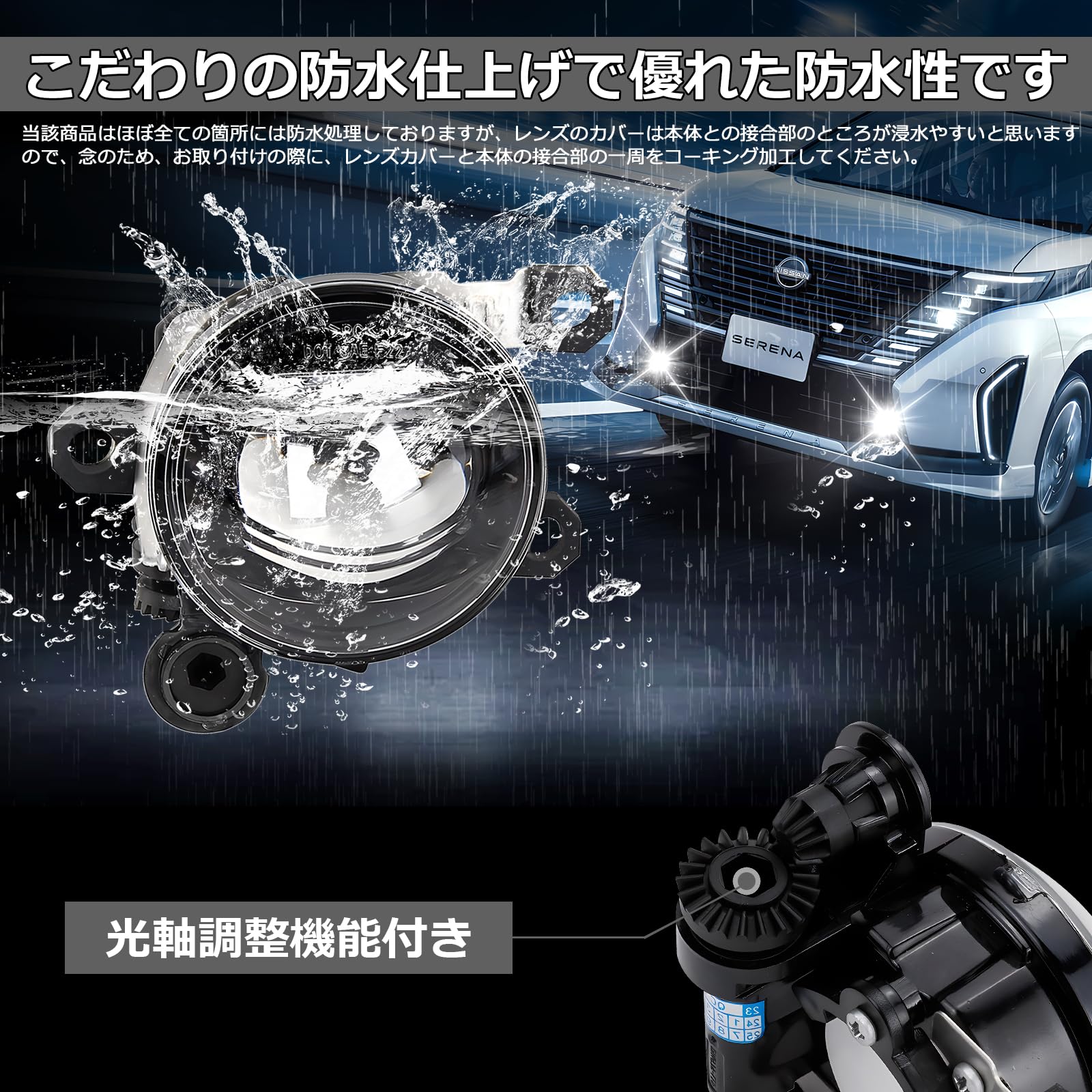 Amazon | OPPLIGHT デリカミニ フォグランプ L1B LED ホワイト