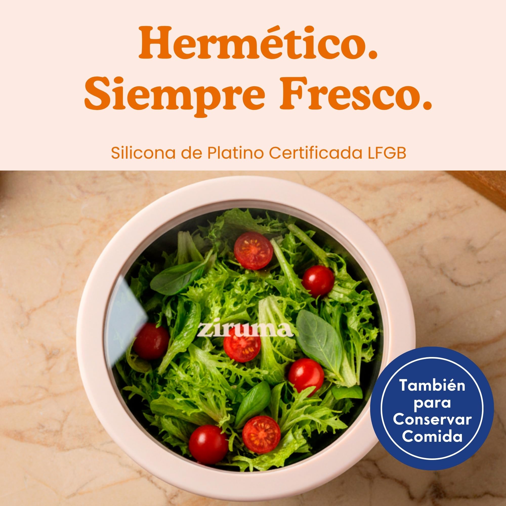 Ziruma Juego de cuencos para mezclar no tóxicos con tapas, acero inoxidable y vidrio, 5 cuencos sin plástico con base antideslizante de silicona, juego de cuencos para mezclar aptos para lavavajillas