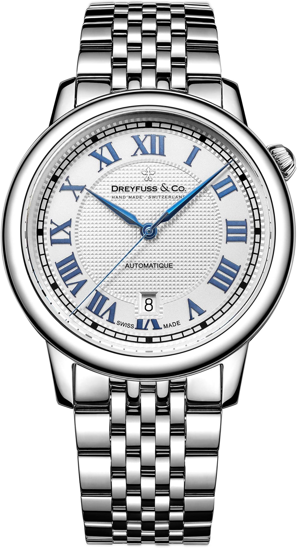 Dreyfuss Mens Analogue Classic Automatic Watch with Stainless Steel Strap DGB00148/01