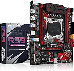 MACHINIST Placa-mãe X99. Placa-mãe LGA 2011-3 para CPUs Intel E5 V3 E4 Series, DDR4 MAX 128GB, Gigabit LAN, NVME M.2, SATA 3.0, PCIe 3.0, USB 3.0 (X99 RS9)
