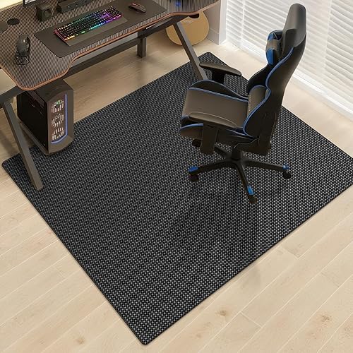 Miniatura 17 de Tapete transparente para silla de oficina para suelo de madera dura, tapete de escritorio de 36 x 48 pulgadas, protectores de piso de plástico