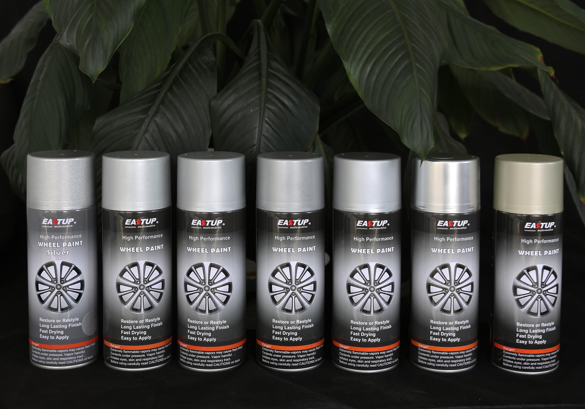 EASTUP Premium Metallic Flash Light Blue Acrylic Enamel Wheel Paint - Brilliant Finish, High Durability, Fade-resistant, Quick Drying Rim Coating Spray Paint.